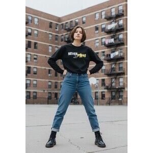 Enough About Me... Women's "NeverMind" Sweatshirt - Size Med